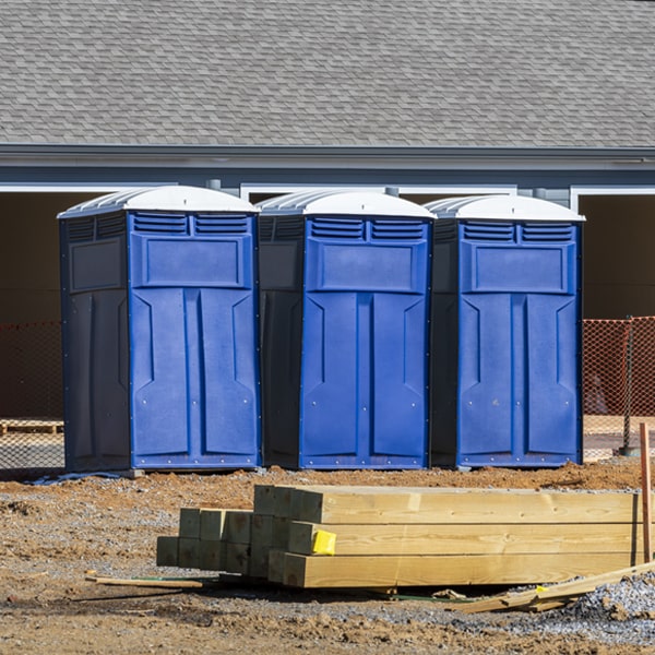 what is the maximum capacity for a single porta potty in Spencer